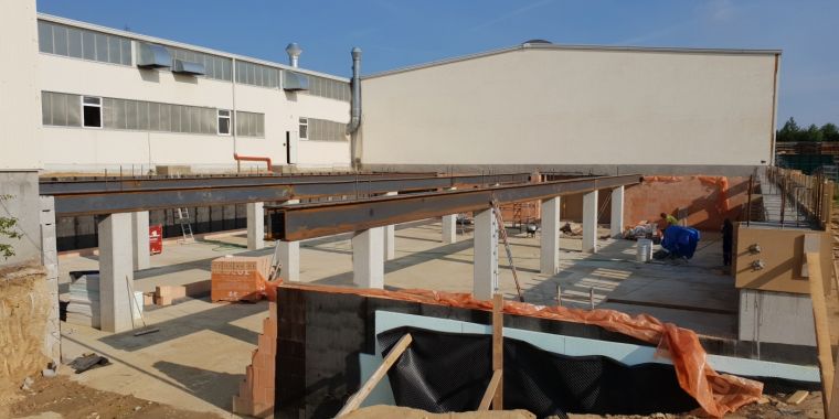 Příprava druhého podlaží